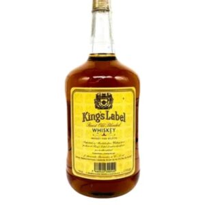 WHISKY KING LABEL LITRO  NEGRO 12/ 700 ML