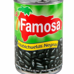 HABICHUELA NEGRA LA FAMOSA 15 OZ 24/1