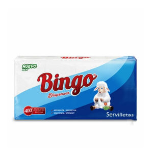 SERVILLETAS BINGO DISPENSER 60/40