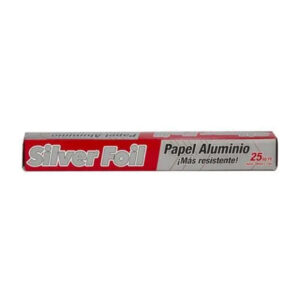 PAPEL ALUMINIO SILVER FOIL 24/25 P