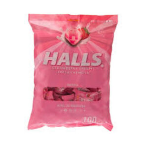 MENTA HALLS FRESA CREMA 30/100
