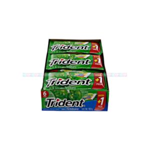 CHICLE TRIDENT YERBA SLAB 30/18 (VERDE)