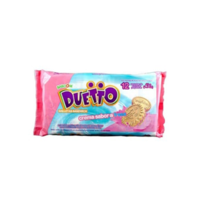 GALLETAS DUETTO FRESA 18/12