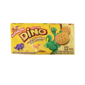 GALLETA DINO VAINILLA 18X12 48GR